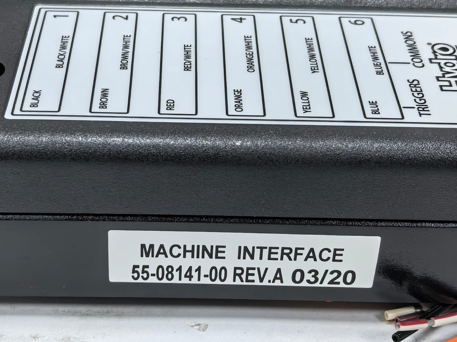 HYDRO SYSTEMS 55-08141-00 HYDRO SYSTEMS 55-08141-00 REV.A MACHINE INTERFACE MODULE 4