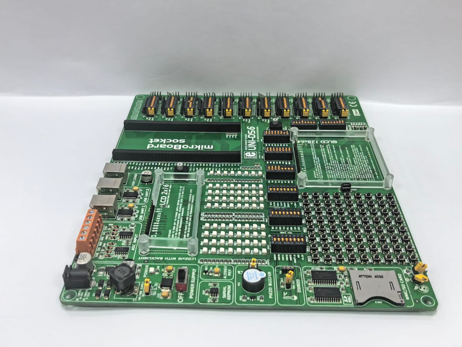 MIKROELEKTRONIKA UNI-DS6 MIKROELEKTRONIKA UNI-DS6 DEVELOPMENT BOARD 8