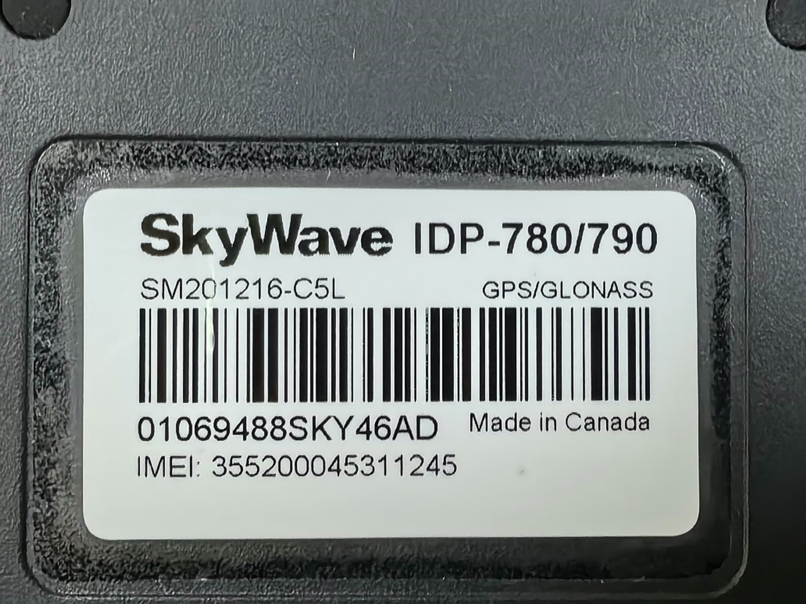 SKYWAVE IDP-780/790 SKYWAVE IDP-780/790 GPS/GLONASS 9-48VDC 10
