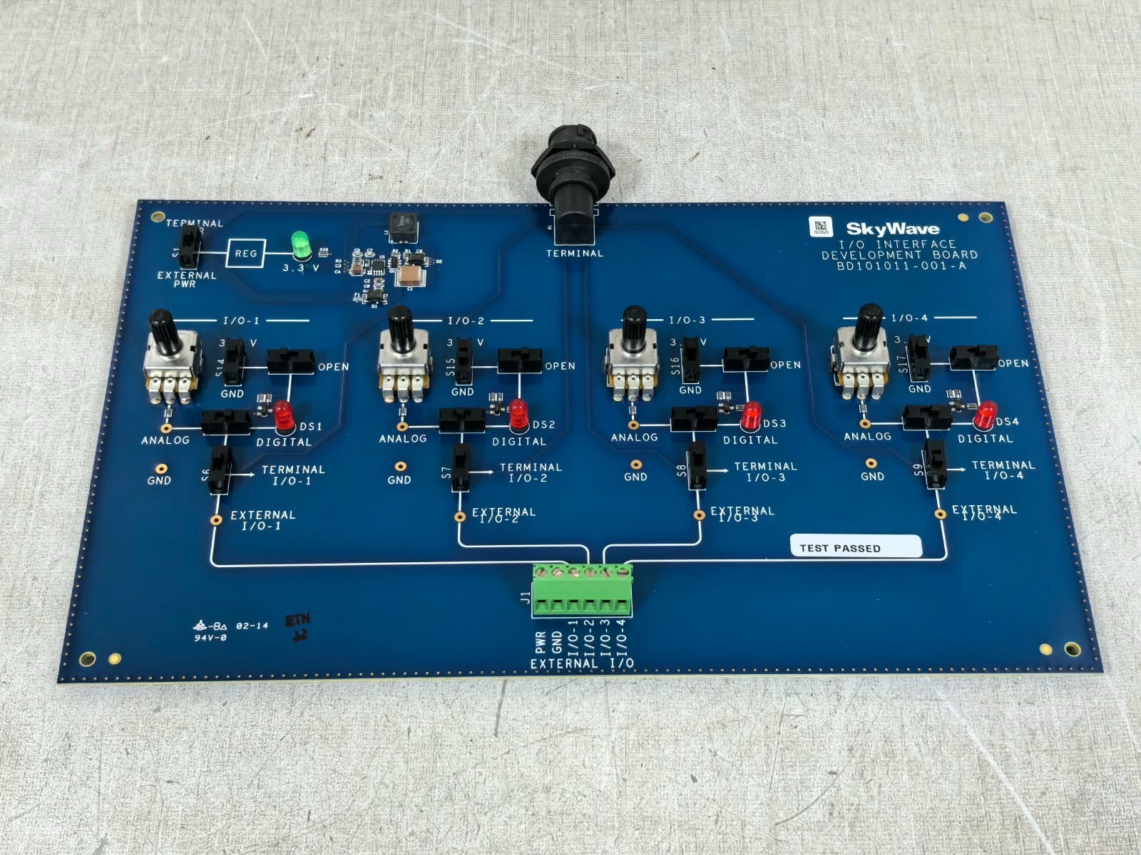 SKYWAVE BD101011-001-A SKYWAVE BD101011-001-A I/O INTERFACE DEVELOPMENT BOARD 5
