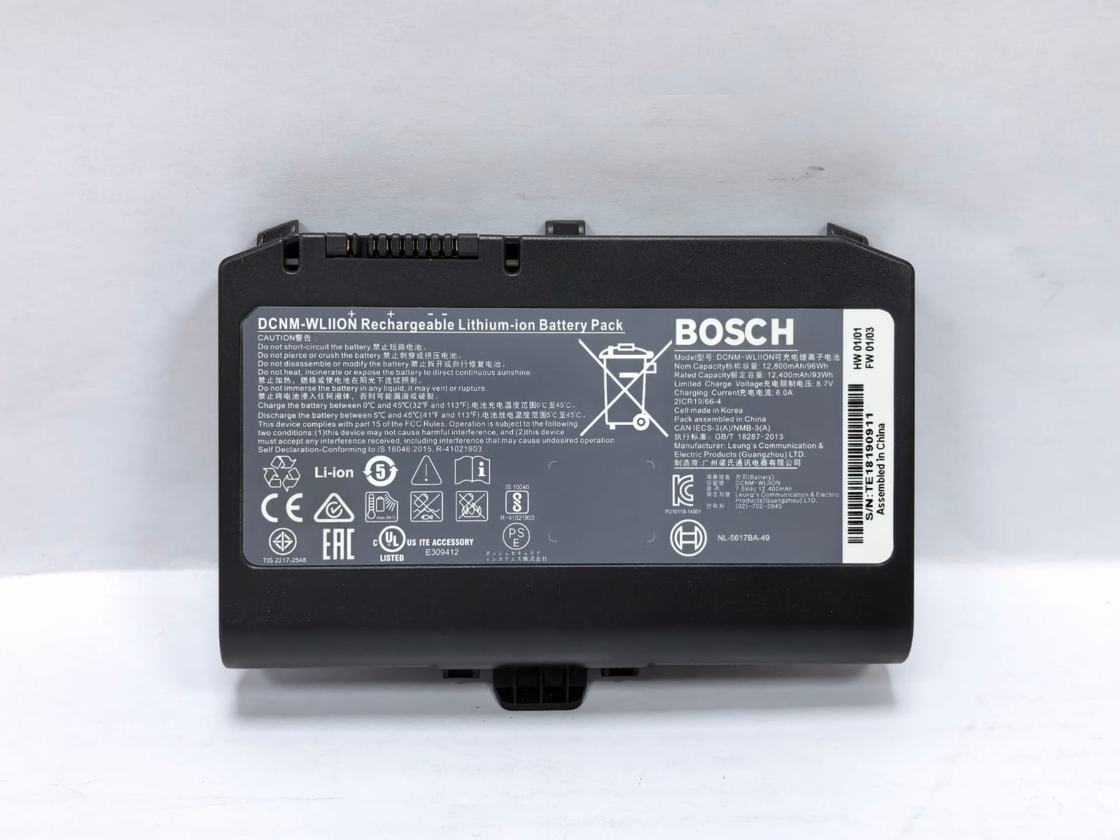 Bosch F01U298790 BOSCH DCNM-WLIION DICENTIS BATTERY PACK F01U298790 2