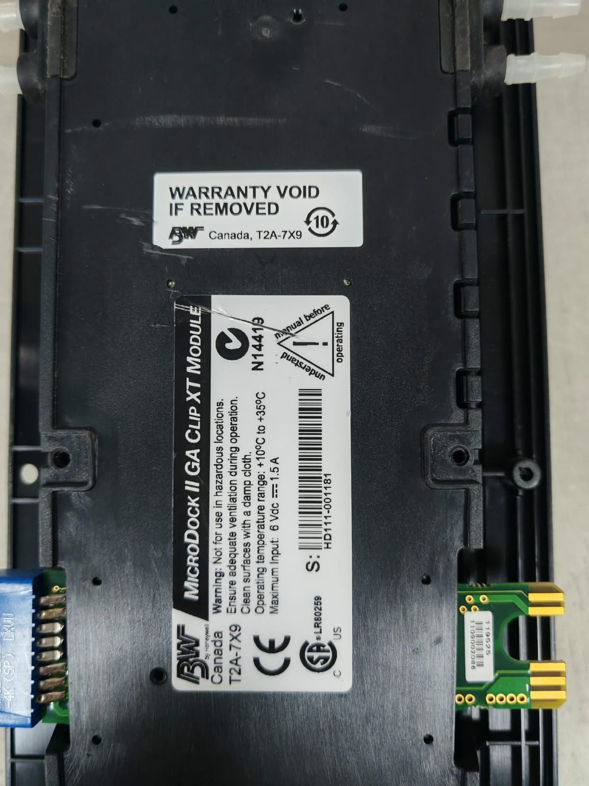 HONEYWELL/BW T2A-7X H2S MICRODOCK II SYSTEM BW by HONEYWELL T2A-7X H2S MicroDock II Systems 2