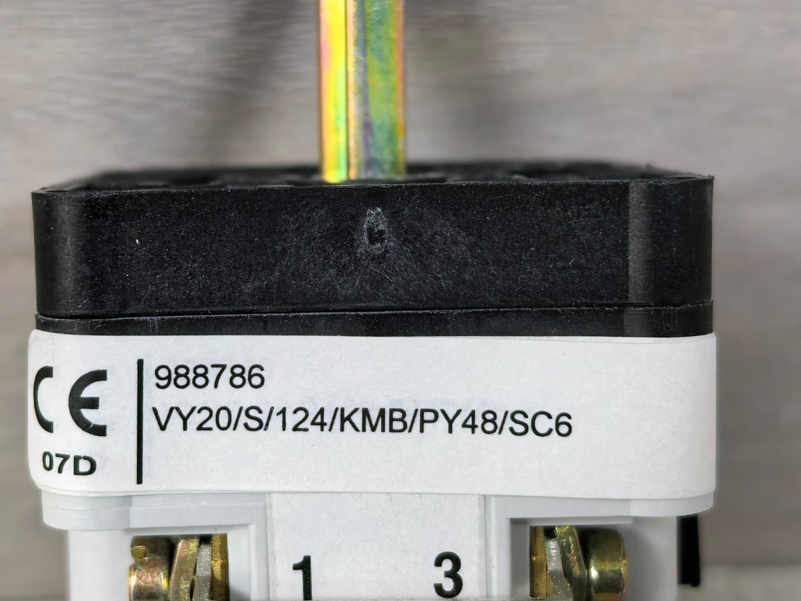 Entrelec 988786 VY20/S/124/KMB/PY48/SC6 ENTRELEC VY20 988786 VY20/S/124/KMB/PY48/SC6 ROTARY SWITCH 3