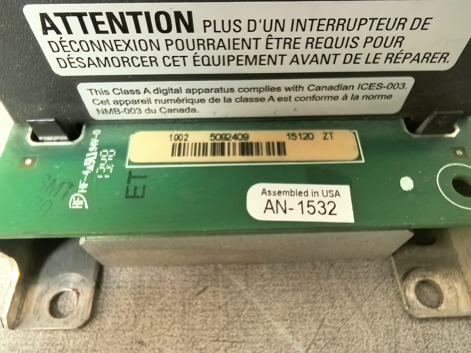 Schneider Electric XPA04 REV E.2 SCHNEIDER ELECTRIC XPA04 REV E.2 ANDOVER CONTINUUM 24VDC 9