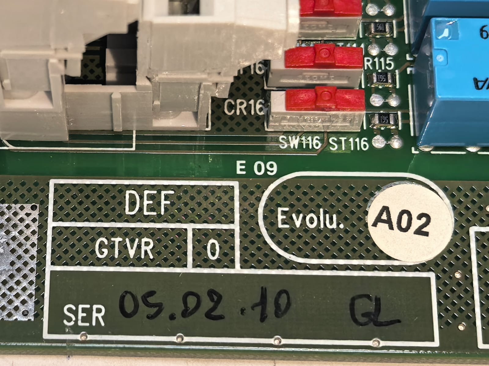 DEF GTVR 01CA064 A02 PCB BOARD 3
