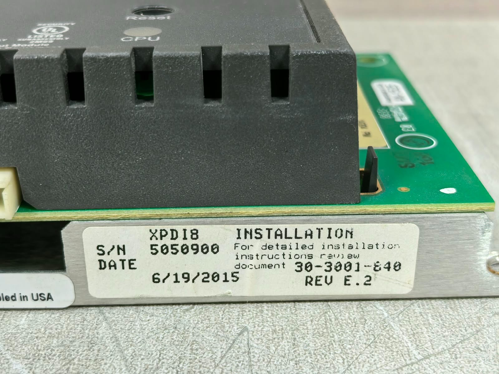 Schneider Electric XPDI8 REV E.2 SCHNEIDER ELECTRIC XPDI8 REV E.2 ANDOVER CONTINUUM 24VDC 5