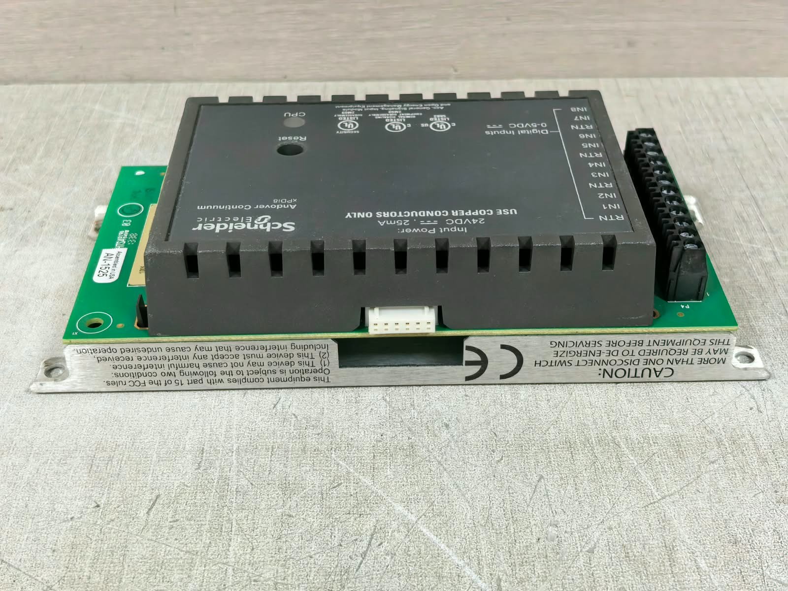 Schneider Electric XPDI8 REV E.2 SCHNEIDER ELECTRIC XPDI8 REV E.2 ANDOVER CONTINUUM 24VDC 6