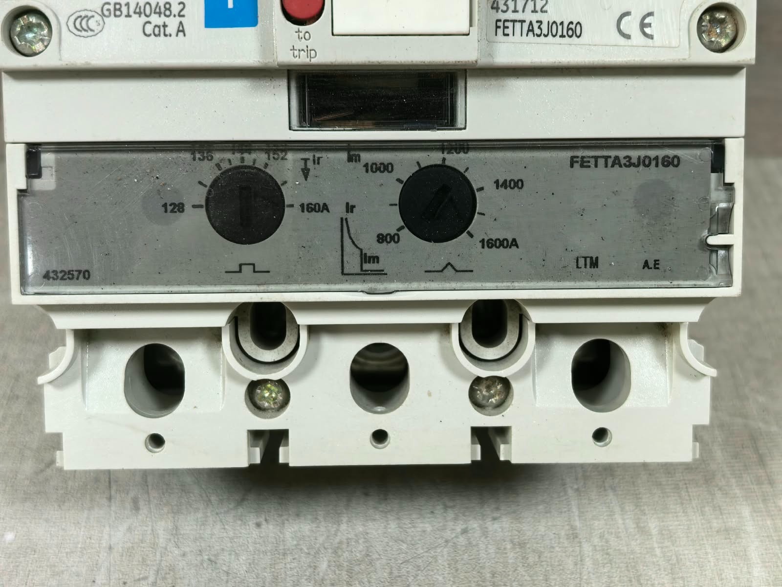 GENERAL ELECTRIC FEN306F160JF / FETTA3J0160 GENERAL ELECTRIC FE160 FEN306F160JF / FETTA3J0160 CIRCUIT BREAKER 5