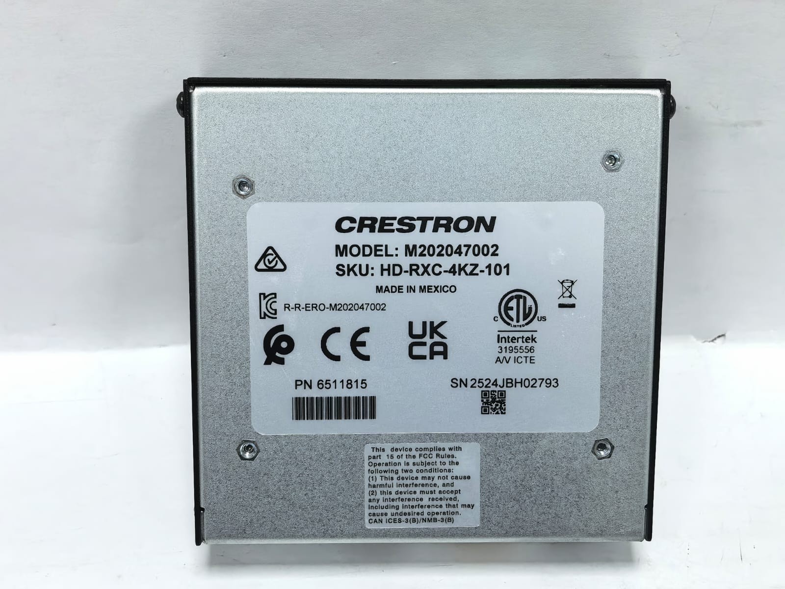 Crestron HD-RXC-4KZ-101 CRESTRON HD-RXC-4KZ-101 DM ESSENTIALS RECEIVER M202047002/6511815 4