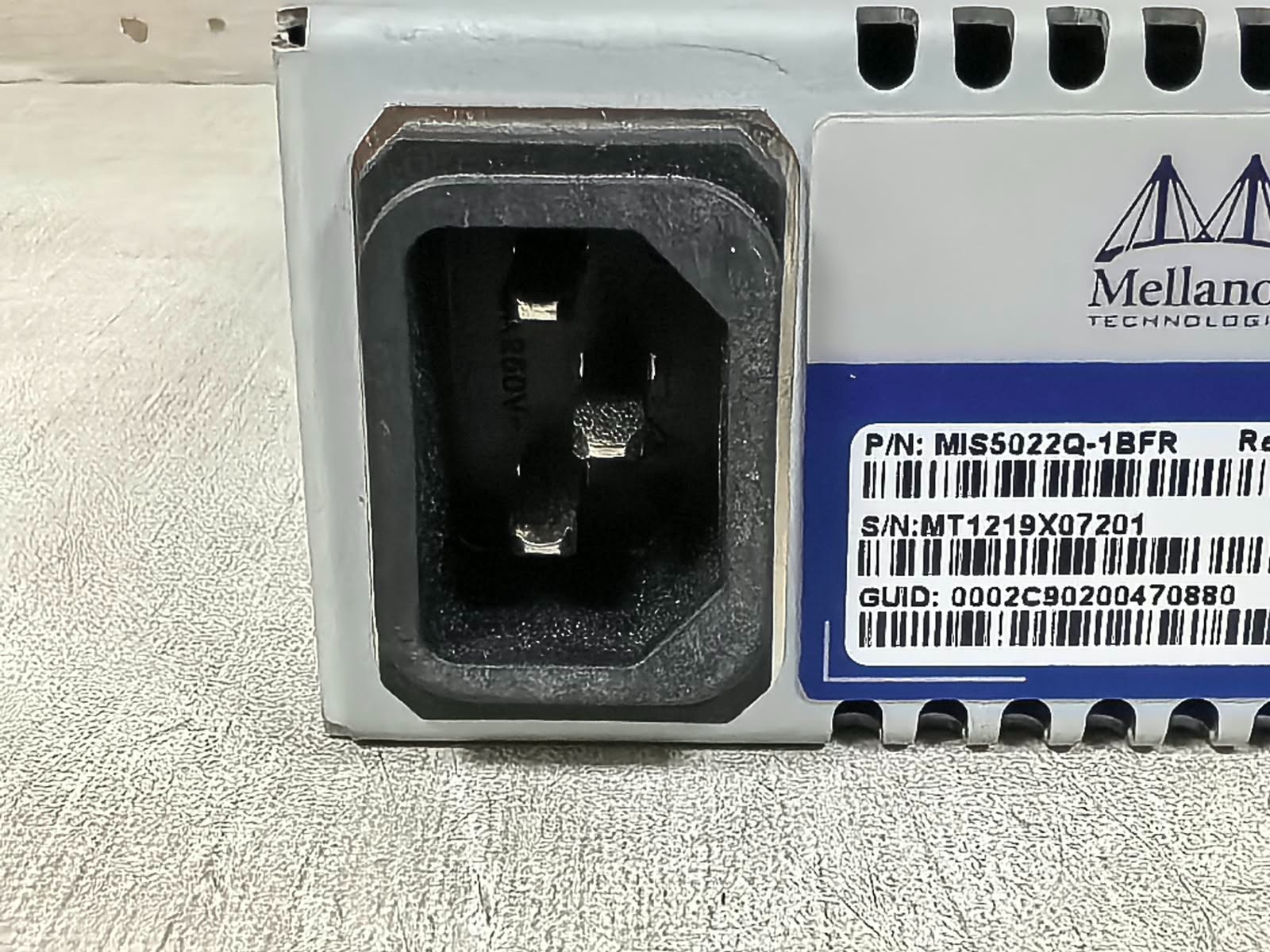 Mellanox IS5022 MIS5022-1BFR REV.A5 MELLANOX IS5022 MIS5022-1BFR REV.A5 HIGH-PERFORMANCE INFINIBAND SWITCH 4