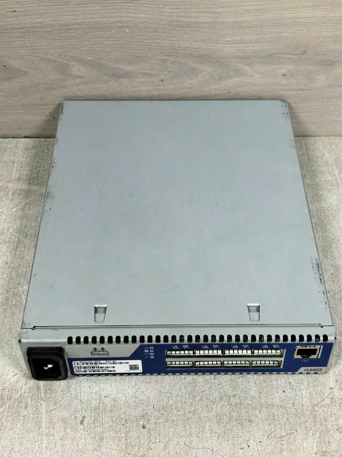 Mellanox IS5022 MIS5022-1BFR REV.A5 MELLANOX IS5022 MIS5022-1BFR REV.A5 HIGH-PERFORMANCE INFINIBAND SWITCH 9