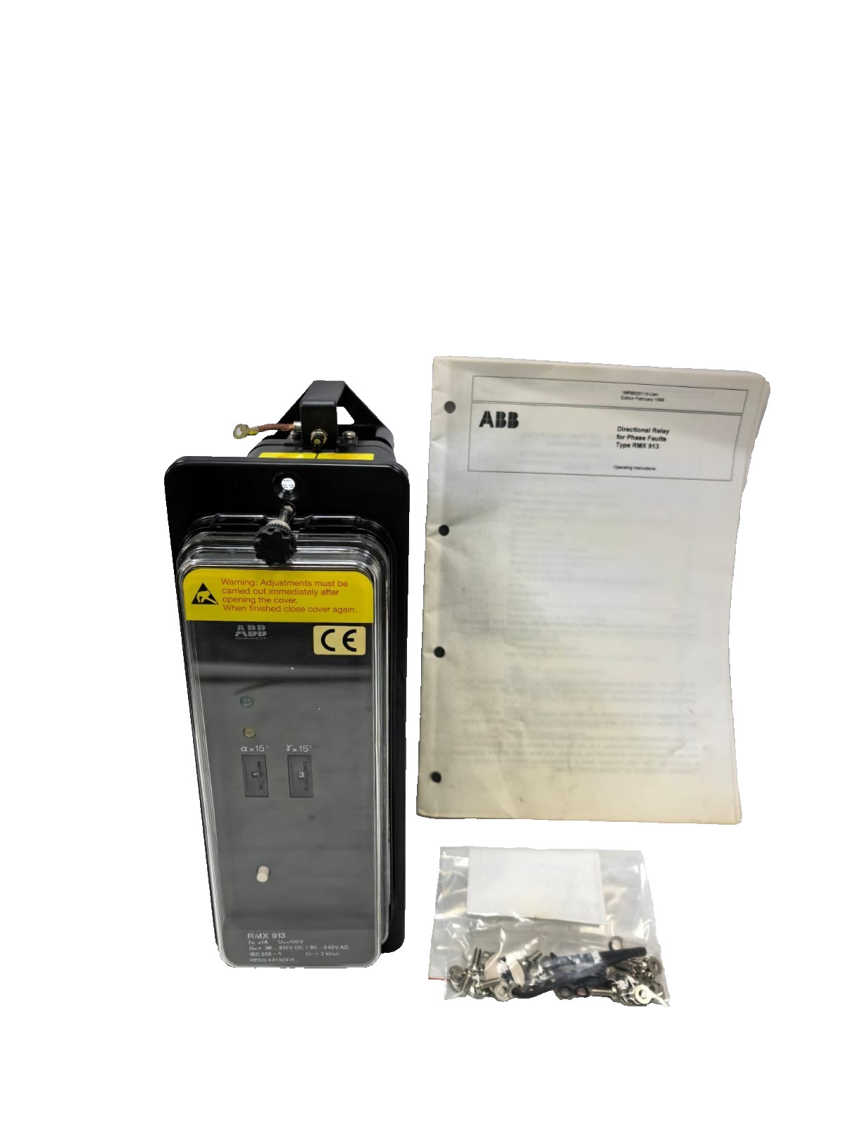 ABB RMX913-1-1- ABB HESG441309R53 MULTIFUNCTIONAL STATIC PROTECTION RELAY RMX913-1-1 1