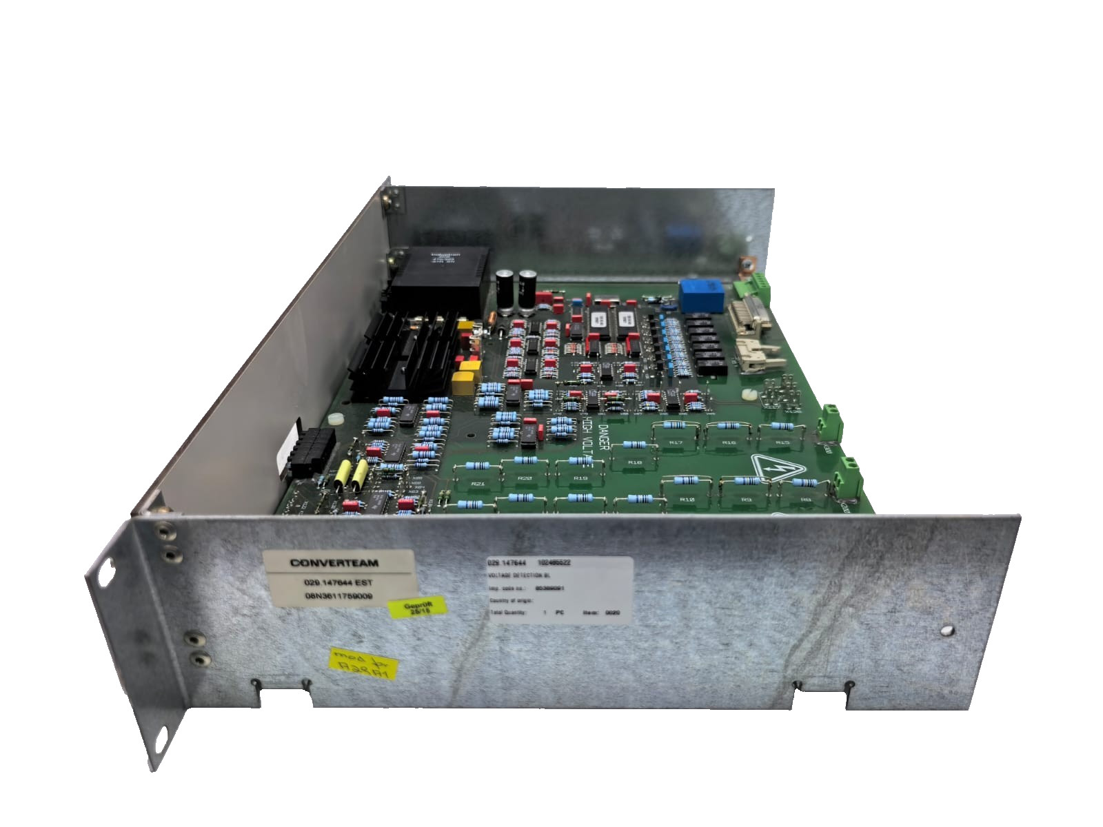CONVERTEAM 029.147644 EST 102485522 CONVERTEAM 029.147644 EST 102485522 VOLTAGE DETECTION BL PCB BOARD 5