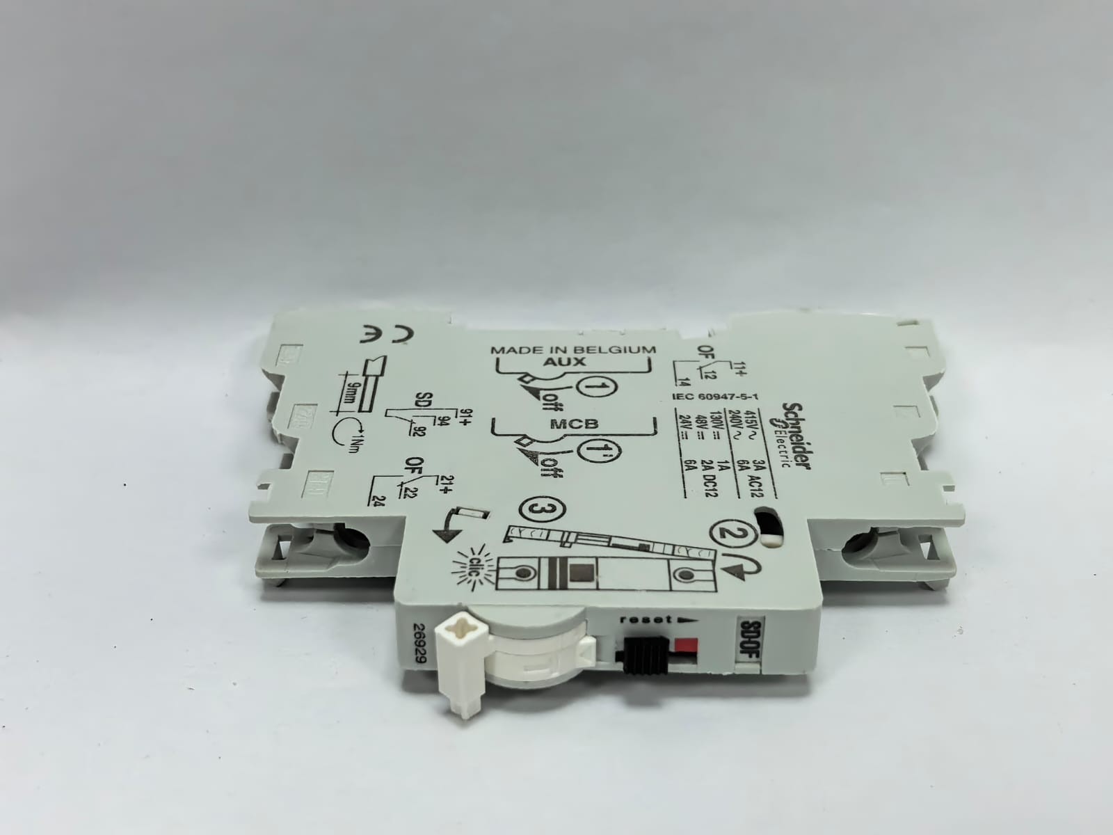 Schneider Electric 26929 SCHNEIDER ELECTRIC 26929 AUXILIARY CONTACT PCS 3