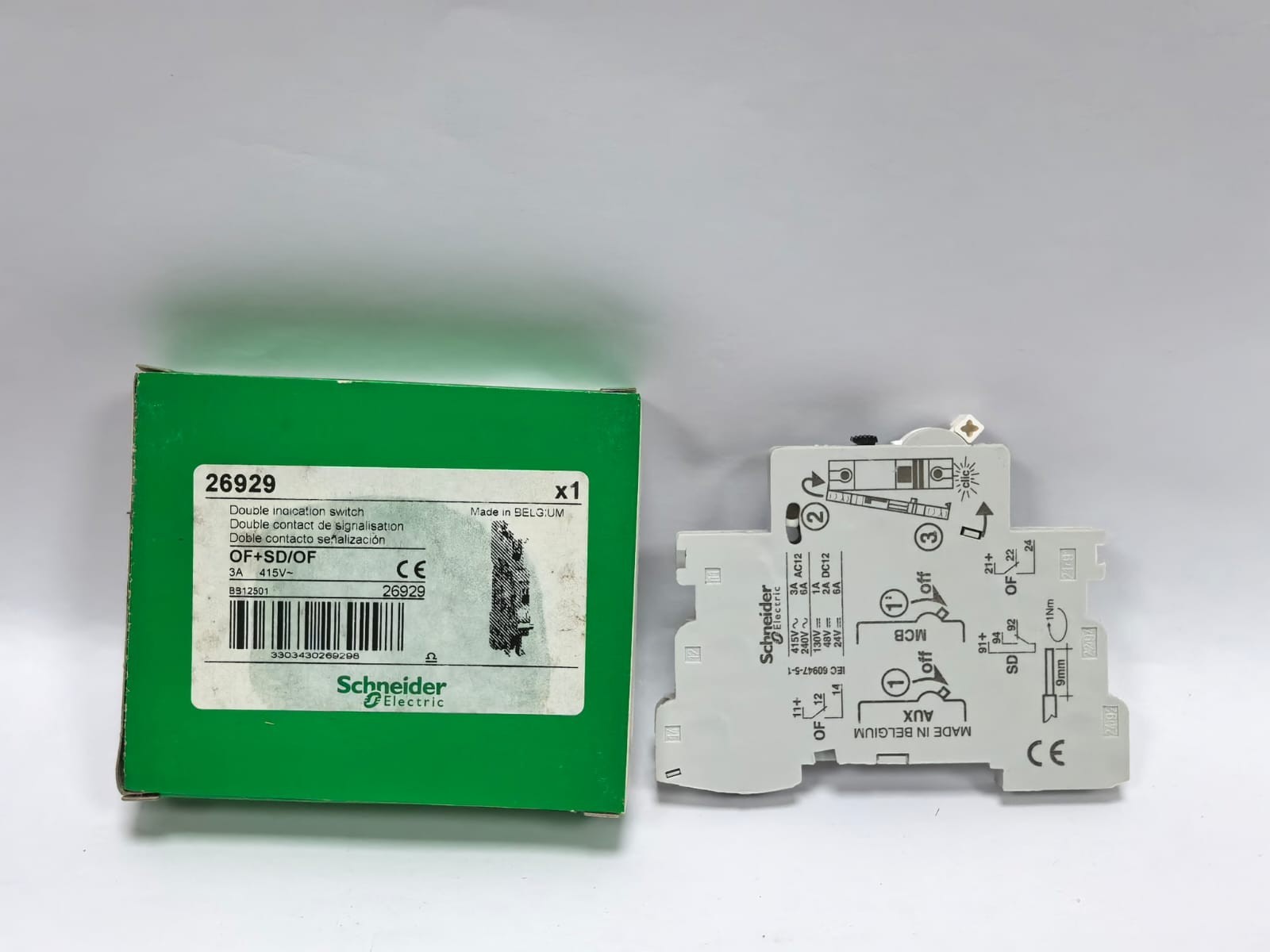 Schneider Electric 26929 SCHNEIDER ELECTRIC 26929 AUXILIARY CONTACT PCS 1