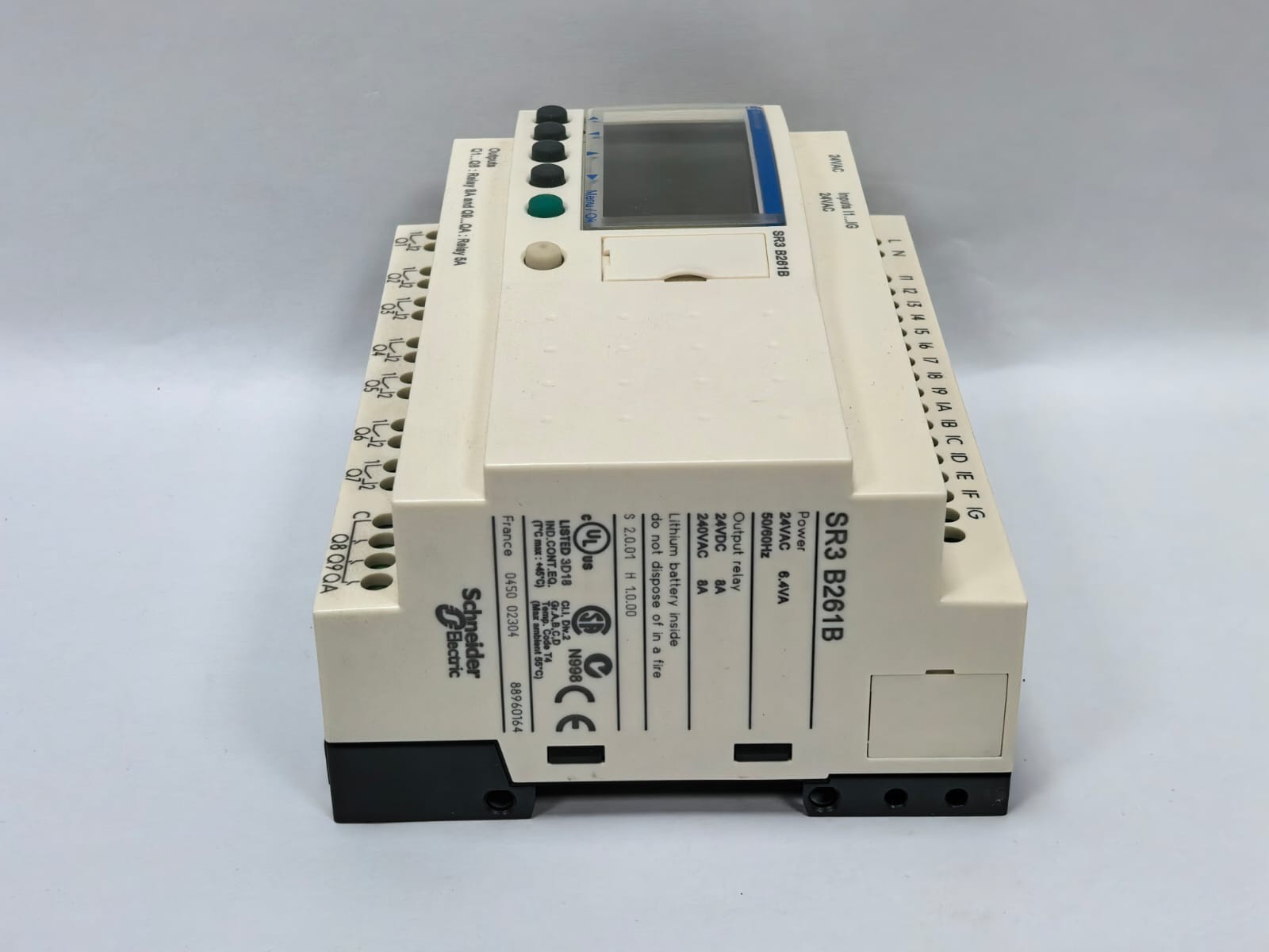 Schneider Electric SR3 B261B SCHNEIDER ELECTRIC SR3 B261B MODULAR SMART RELAY 5