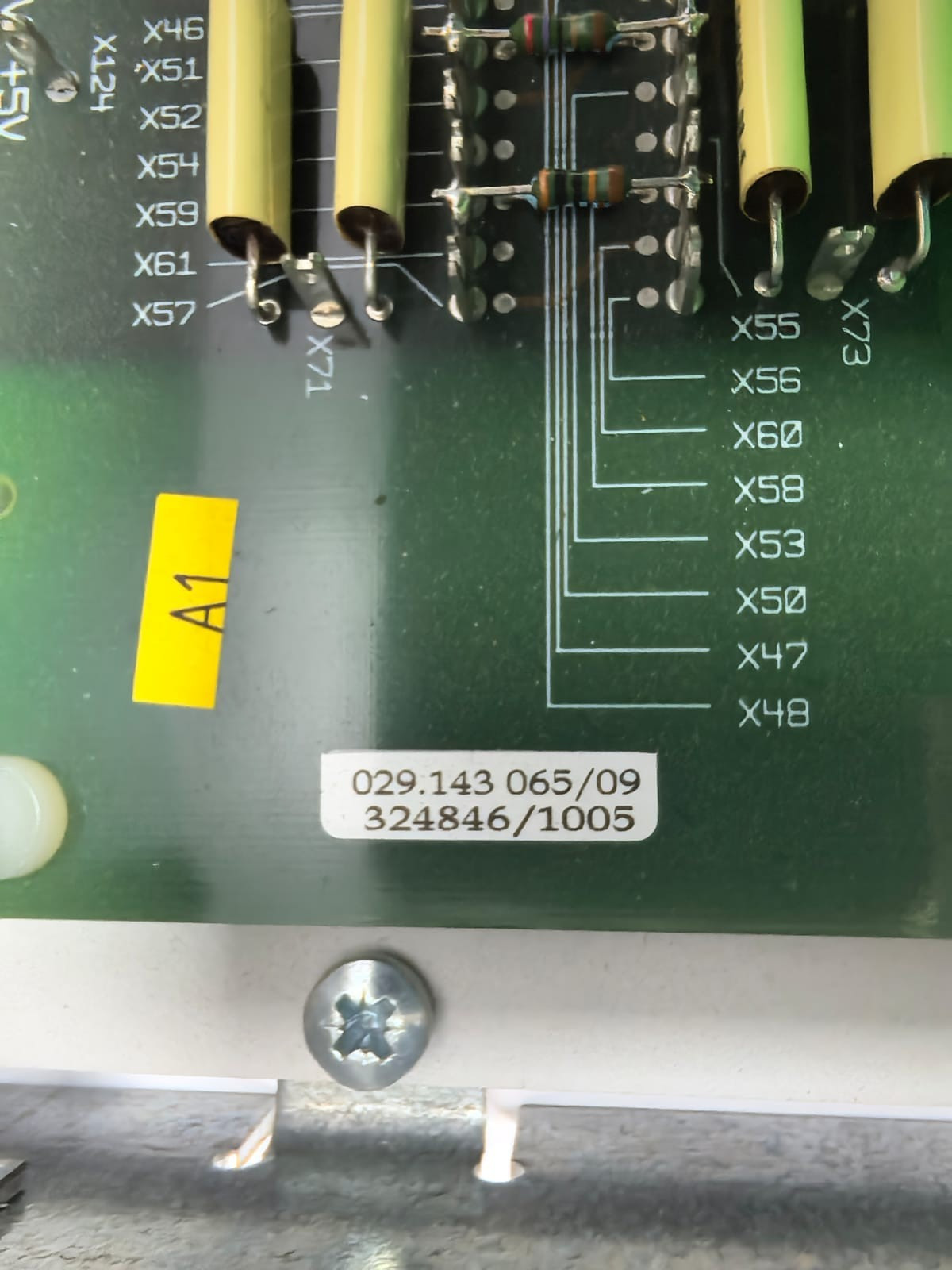 CONVERTEAM 629.147643 CONVERTEAM 629.147643 EST REV.00 VOLTAGE MEASUREMENT SFC 2