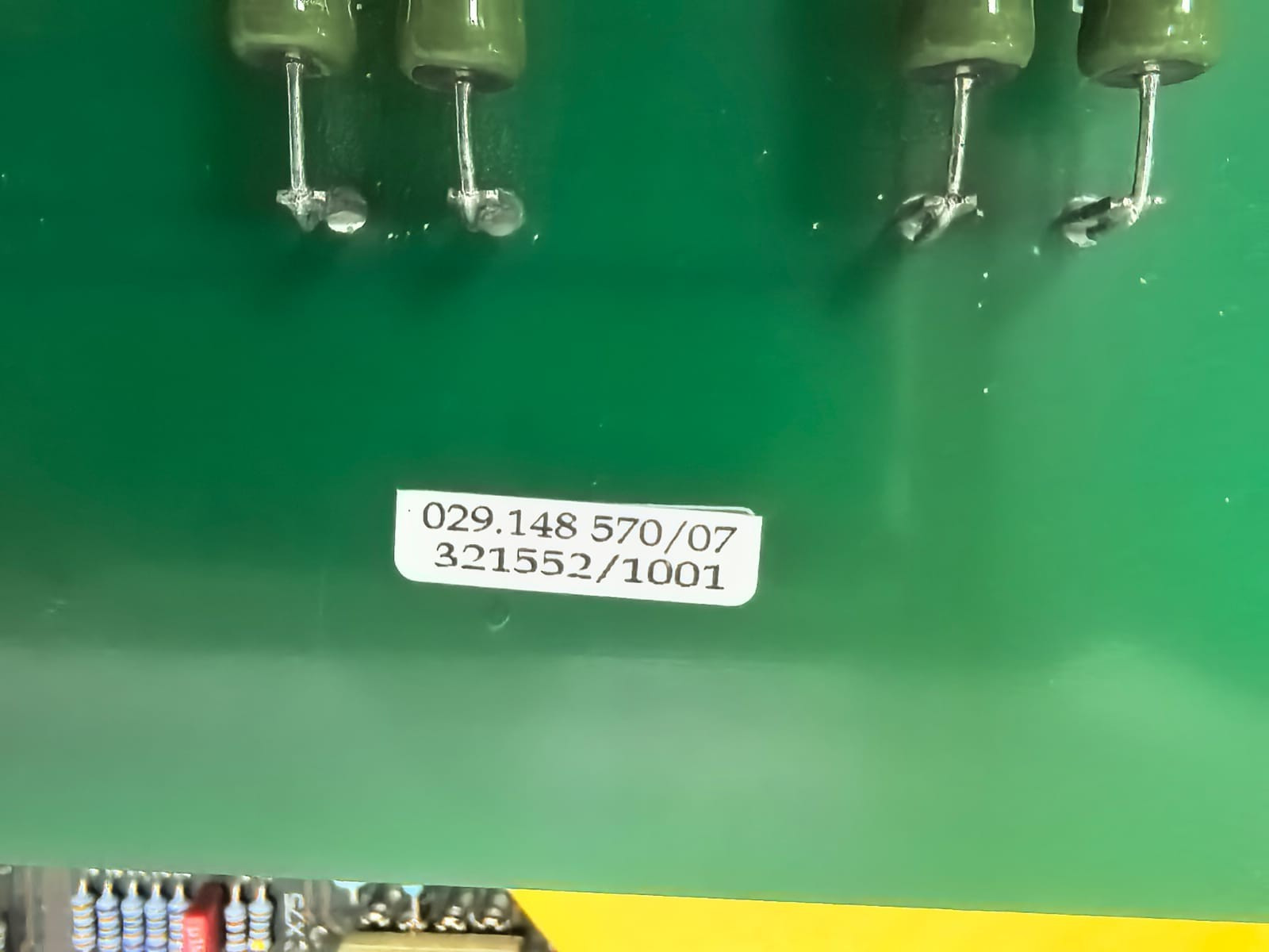 CONVERTEAM 629.147643 CONVERTEAM 629.147643 EST REV.00 VOLTAGE MEASUREMENT SFC 3