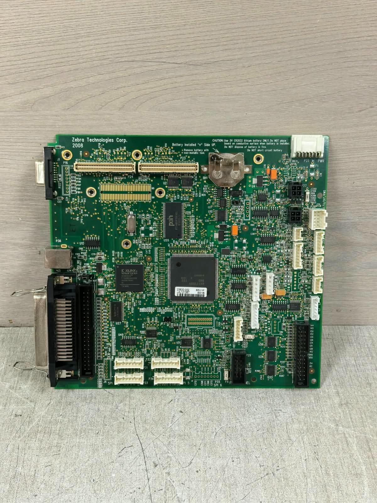 ZEBRA TECHNOLOGIES CORP. 233630-002 REVYF ZEBRA TECHNOLOGIES CORP. 91046696-017 KIT MAIN LOGIC BOARD 64MB ZE500 SERIES 2