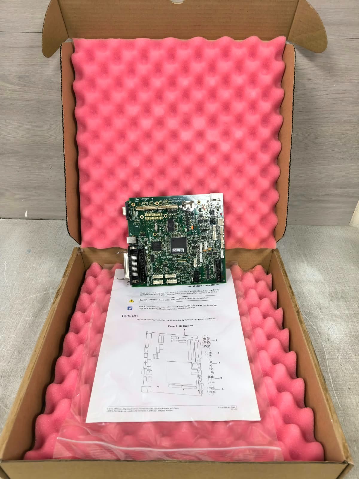 ZEBRA TECHNOLOGIES CORP. 233630-002 REVYF ZEBRA TECHNOLOGIES CORP. 91046696-017 KIT MAIN LOGIC BOARD 64MB ZE500 SERIES 1