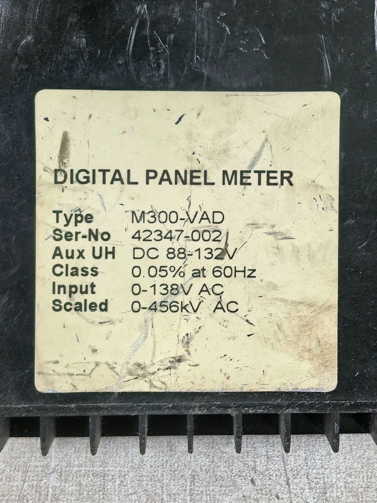 CEWE M300-VAD CEWE M300-VAD DIGITAL PANEL METER 0-138VAC -TRIED & TESTED 4