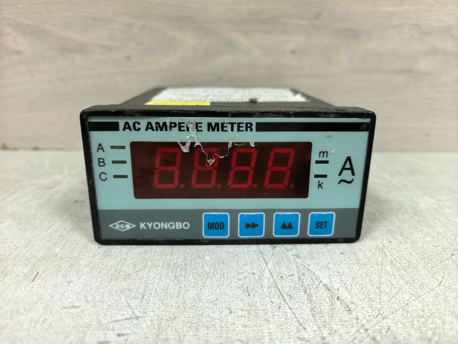 KYONGBO DM1N-AA41H VER.2.3 KYONGBO AC AMPERE METER DM1N-AA41H VER.2.3 DIGITAL PANEL METER 85-250V 2