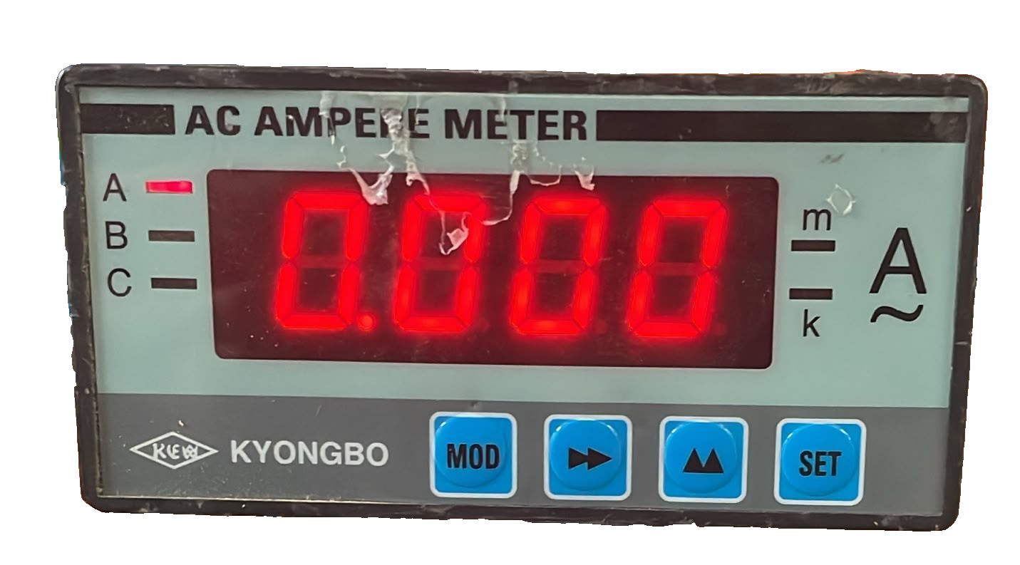 KYONGBO DM1N-AA41H VER.2.3 KYONGBO AC AMPERE METER DM1N-AA41H VER.2.3 DIGITAL PANEL METER 85-250V 1