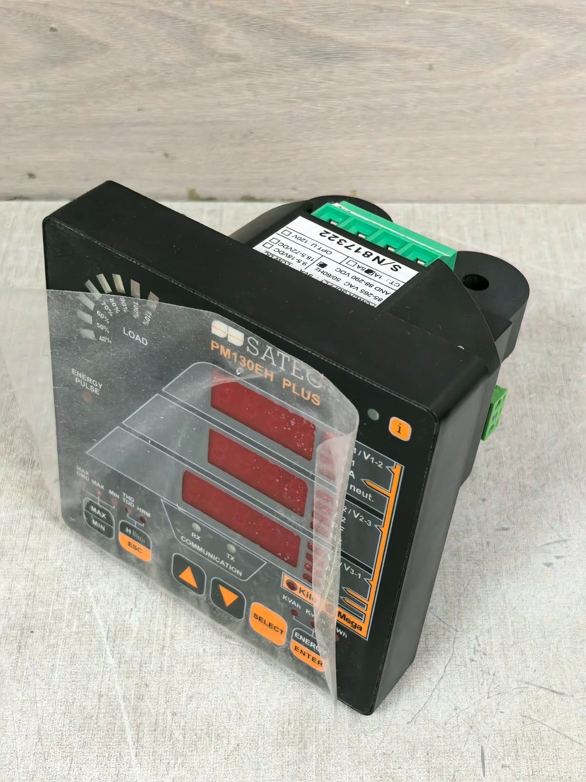 SATEC PM130EH-PLUS SATEC PM130EH-PLUS MULTI-FUNCTIONAL POWER METER 5
