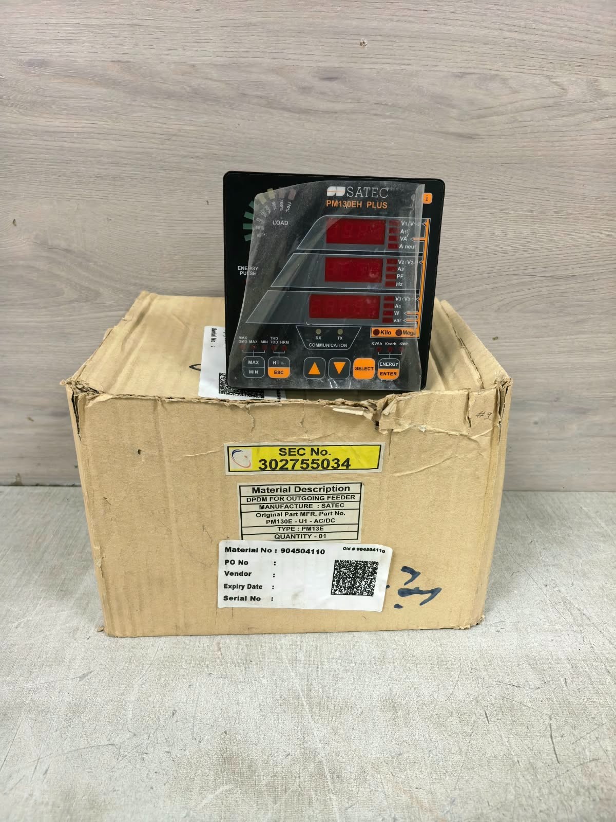 SATEC PM130EH-PLUS SATEC PM130EH-PLUS MULTI-FUNCTIONAL POWER METER 1