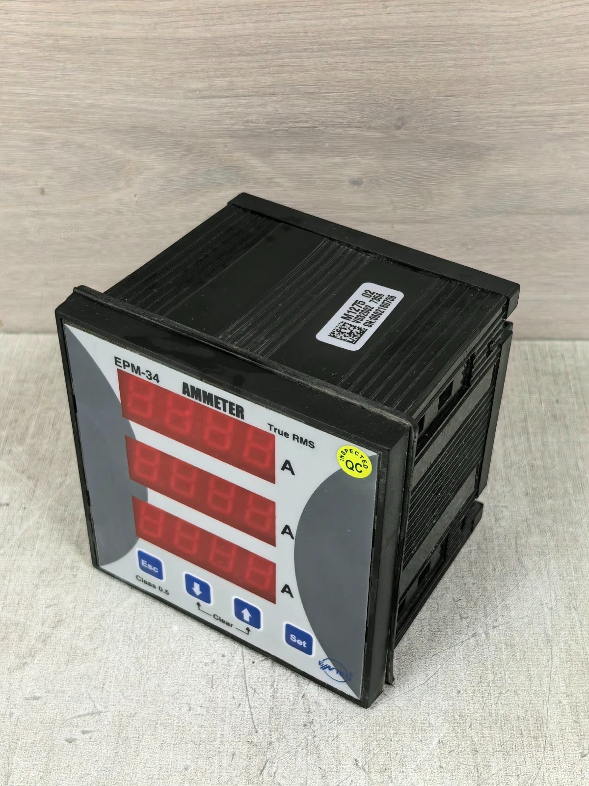 ENTES EPM-34 ENTES EPM-34 TRUE RMS AMMETER 24-250VAC/DC 5