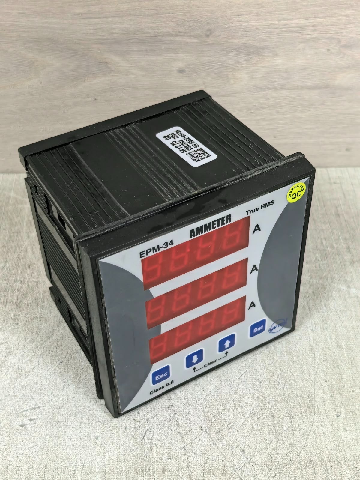 ENTES EPM-34 ENTES EPM-34 TRUE RMS AMMETER 24-250VAC/DC 6