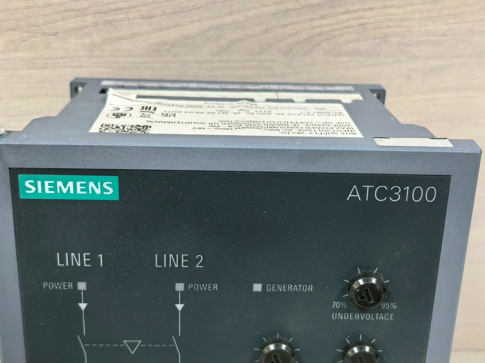 Siemens ATC3100/ 3KC ATC3100 SIEMENS ATC3100/ 3KC ATC3100 TRANSFER CONTROL DEVICE 5