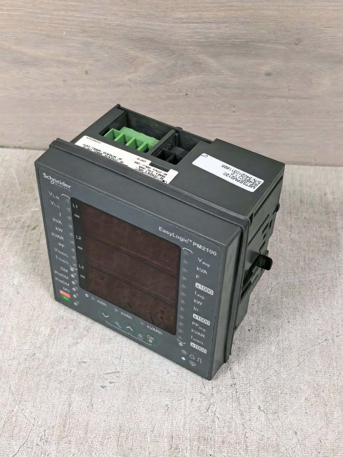 Schneider Electric METSEPM2120 FW V02.02.01 SCHNEIDER ELECTRIC EASYLOGIC PM2100 METSEPM2120 FW V02.02.01 POWER METER 5
