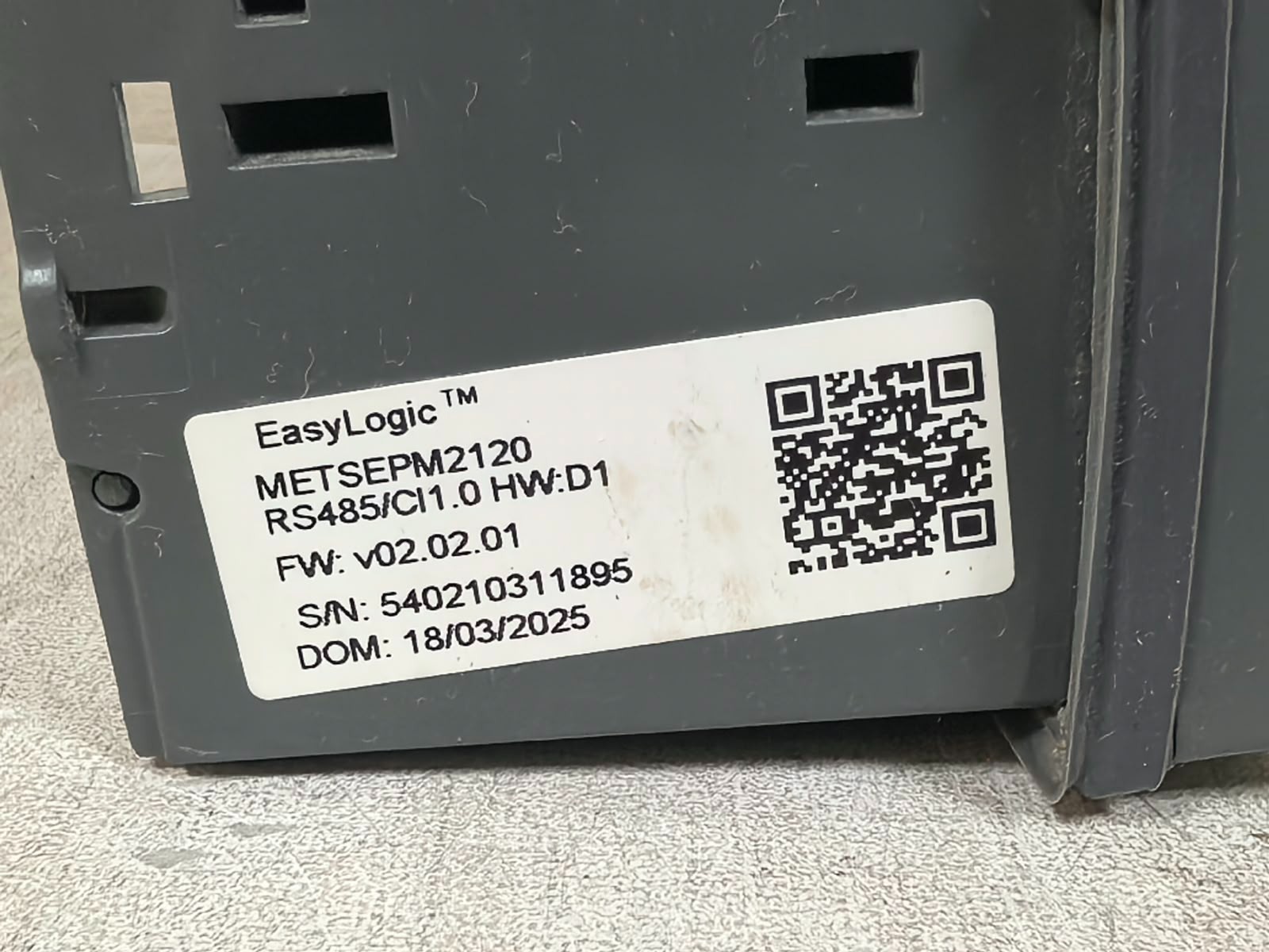 Schneider Electric METSEPM2120 FW V02.02.01 SCHNEIDER ELECTRIC EASYLOGIC PM2100 METSEPM2120 FW V02.02.01 POWER METER 9