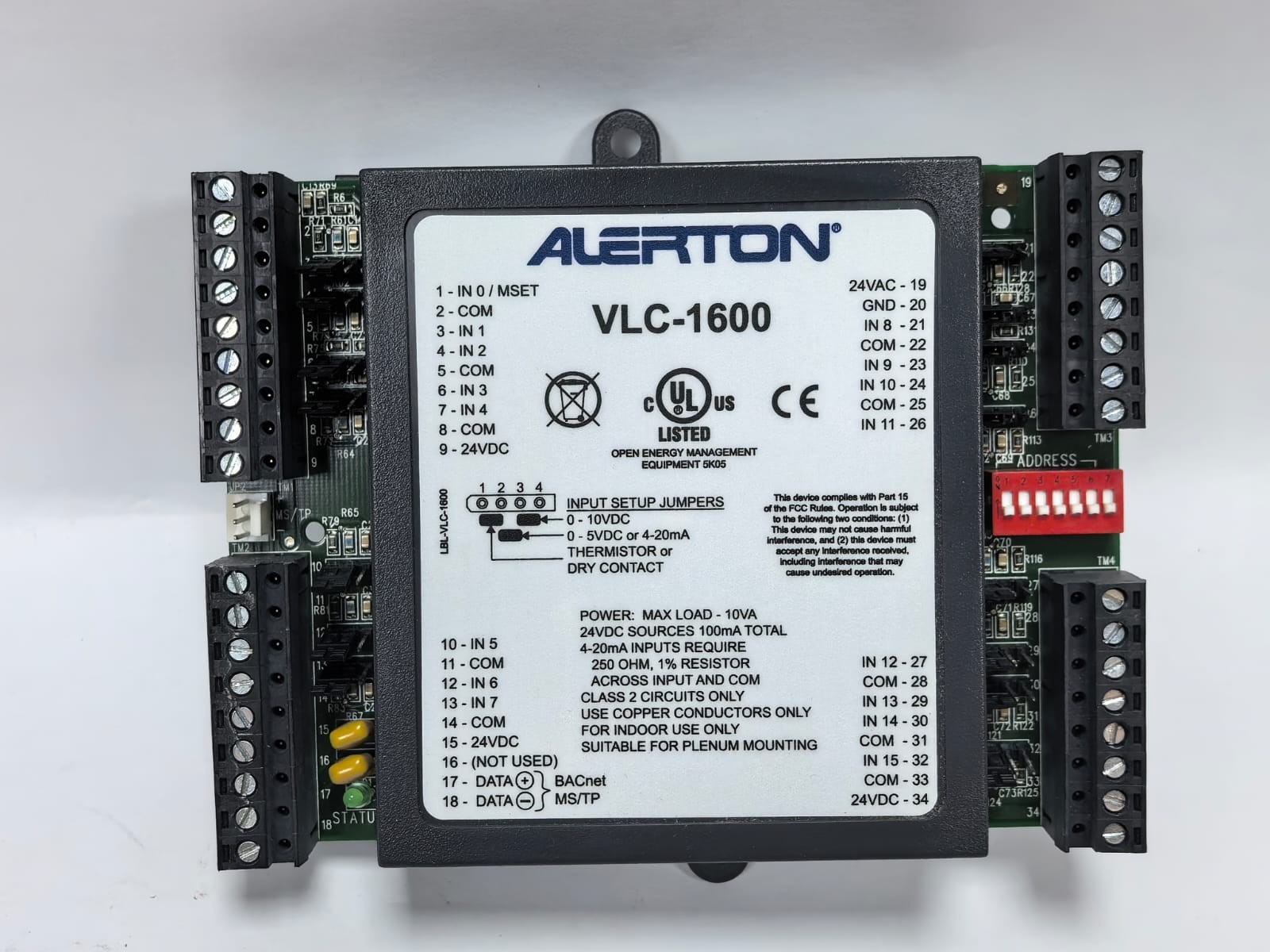 Alerton VLC-1600 ALERTON VLC-1600 INPUT MONITORING CONTROLLER 1