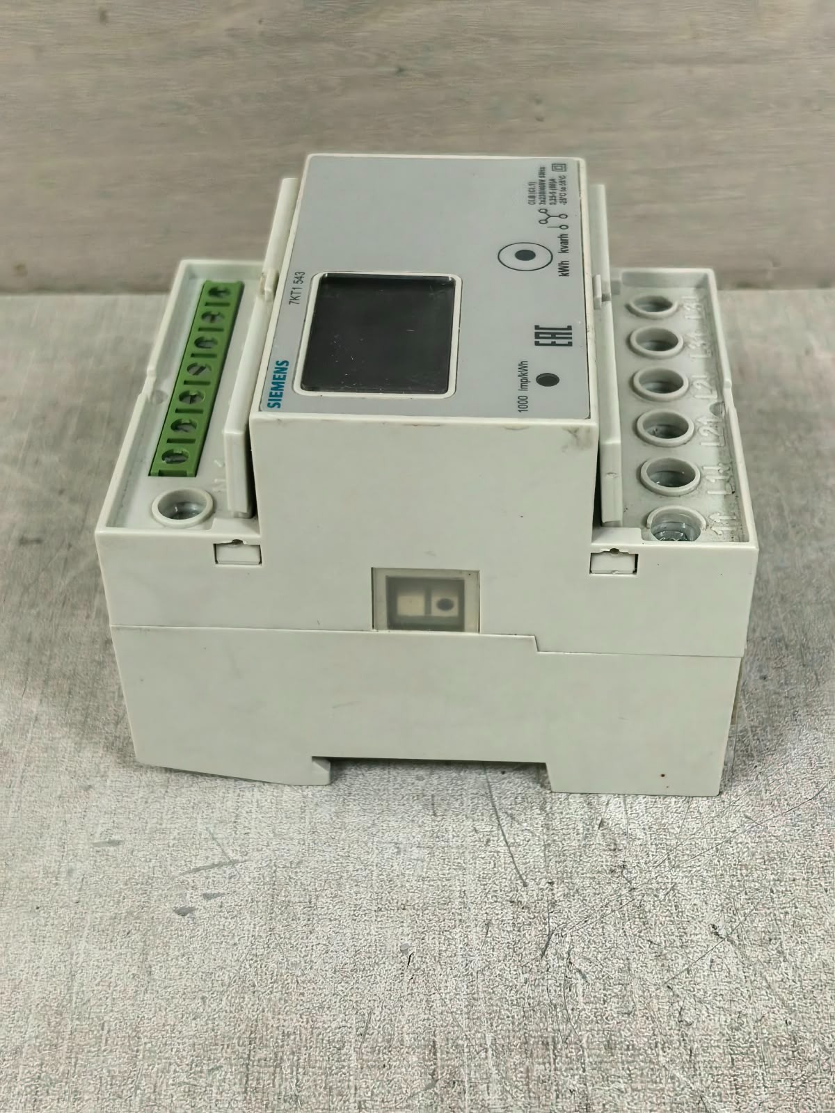 Siemens 7KT1543 SIEMENS 7KT1543 E-COUNTER WITH AN LC DISPLAY 6