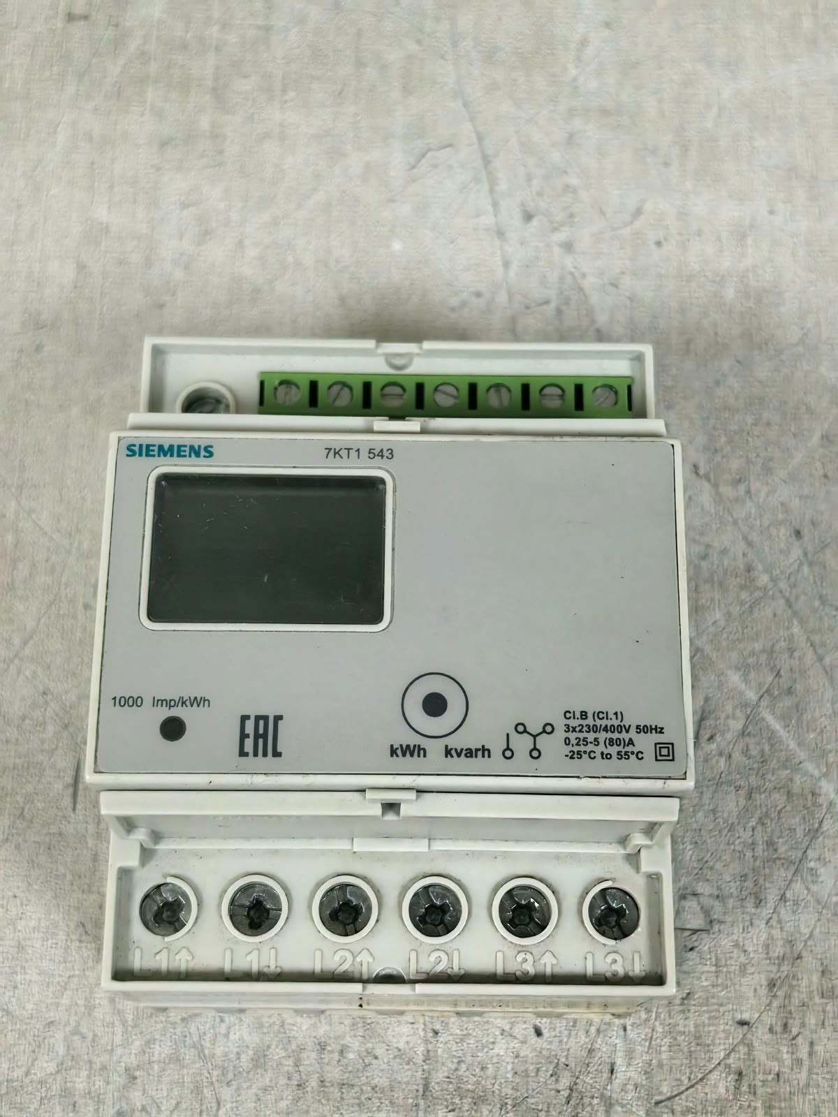 Siemens 7KT1543 SIEMENS 7KT1543 E-COUNTER WITH AN LC DISPLAY 8