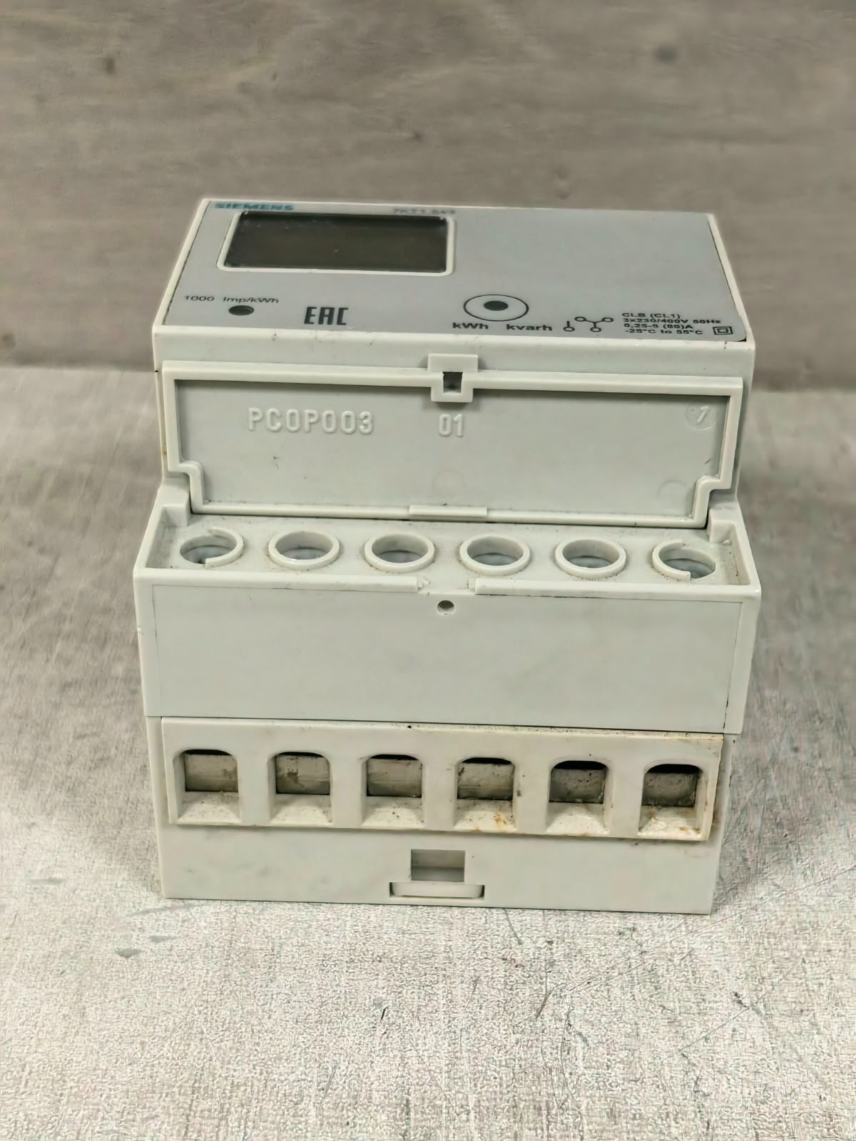 Siemens 7KT1543 SIEMENS 7KT1543 E-COUNTER WITH AN LC DISPLAY 9