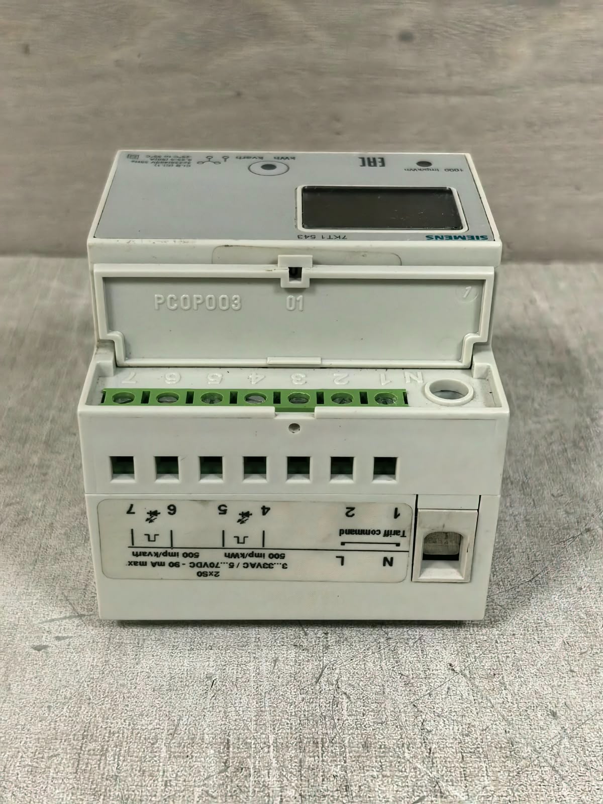 Siemens 7KT1543 SIEMENS 7KT1543 E-COUNTER WITH AN LC DISPLAY 10