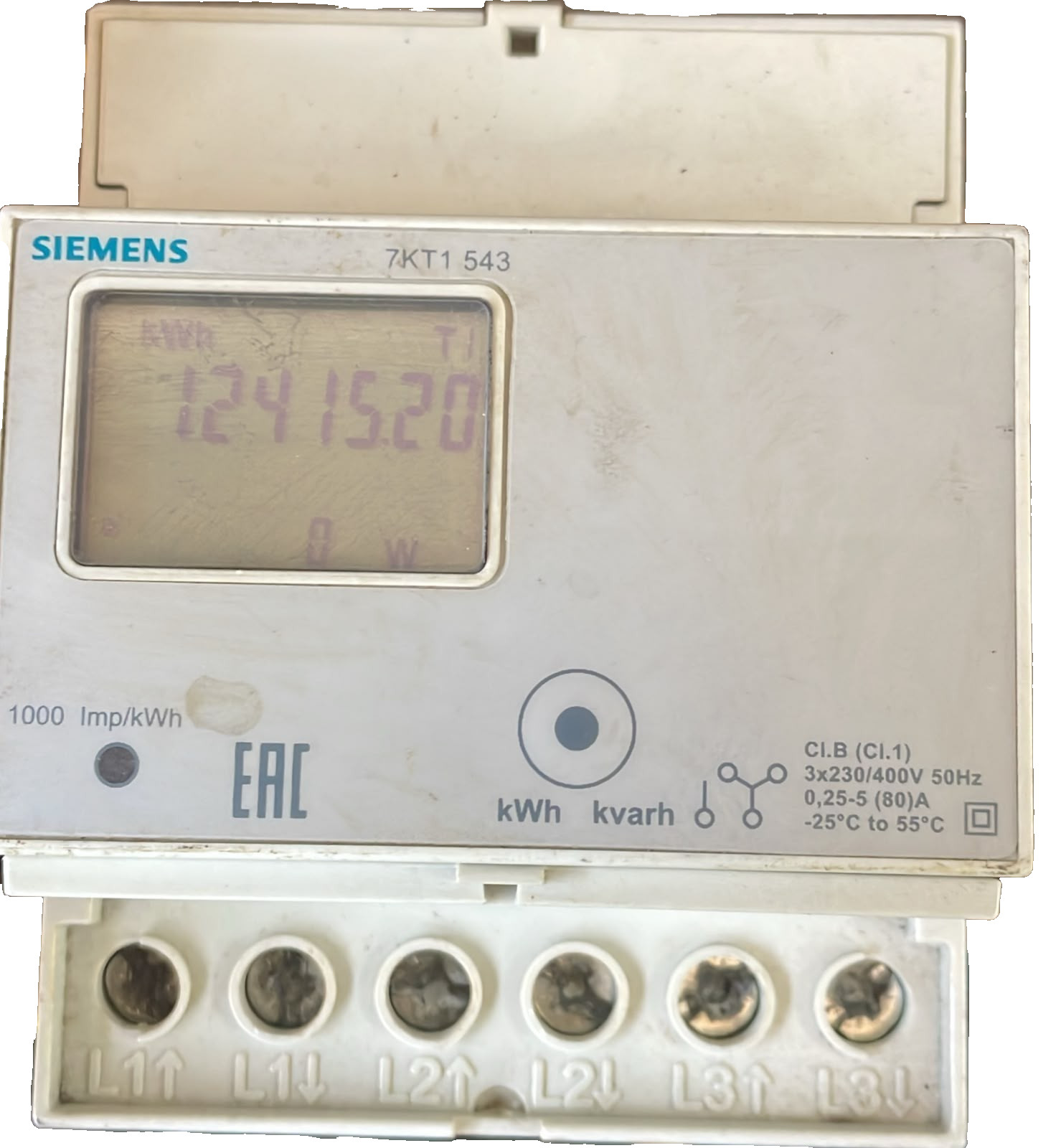Siemens 7KT1543 SIEMENS 7KT1543 E-COUNTER WITH AN LC DISPLAY 1