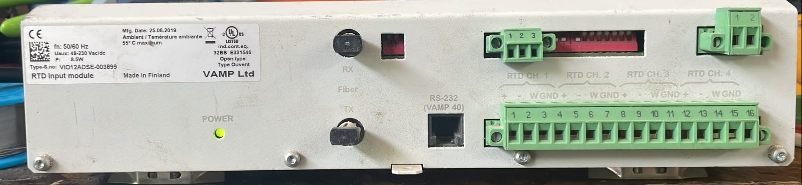 Schneider Electric VIO12AD SCHNEIDER ELECTRIC VIO12AD RTD INPUT MODULE 48-230VAC/DC 2