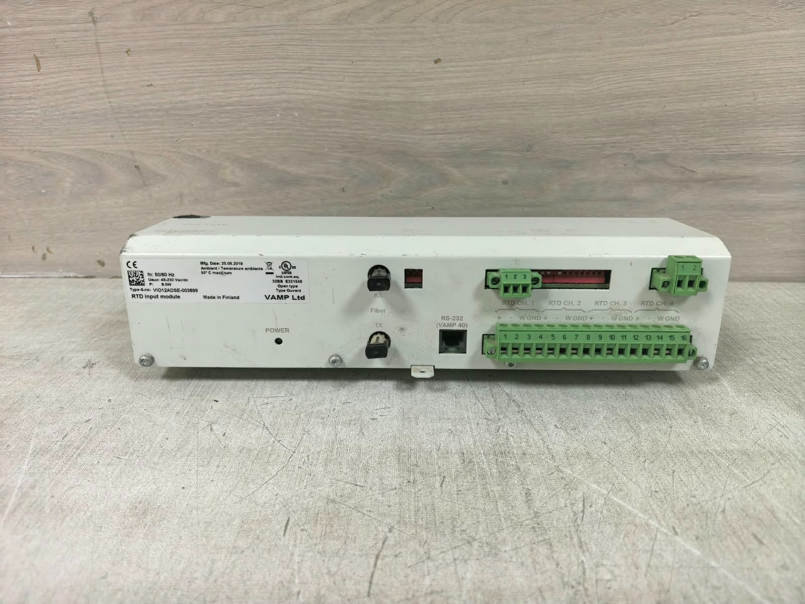 Schneider Electric VIO12AD SCHNEIDER ELECTRIC VIO12AD RTD INPUT MODULE 48-230VAC/DC 9