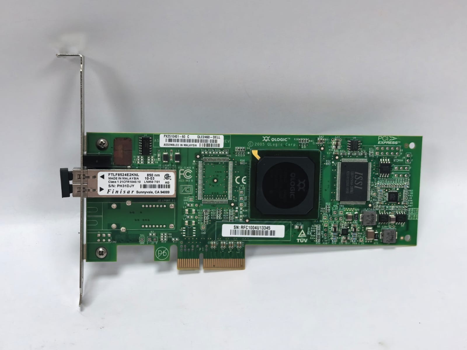 QLOGIC DELL QL2460 QLOGIC DELL QL2460 HOST BUS ADAPTER (HBA) / NETWORK ADAPTER PX2510401-60C 2