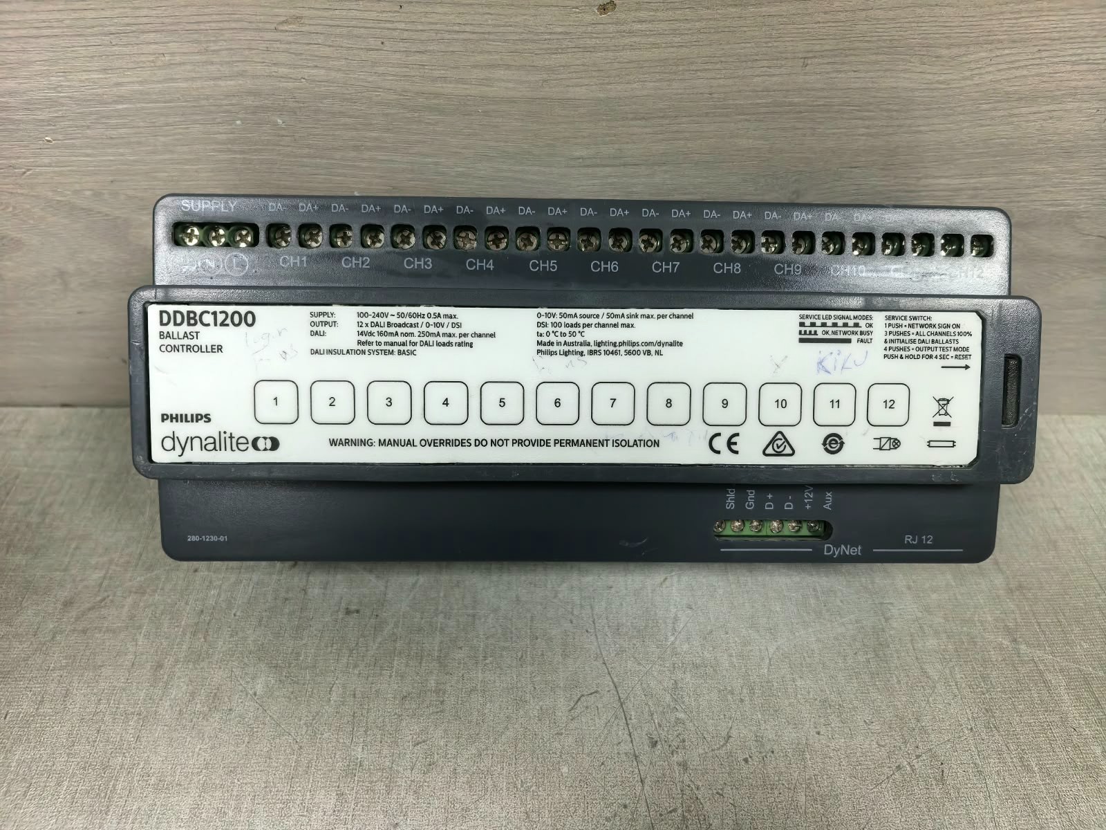 PHILIPS DYNALITE DDBC1200 PHILIPS DYNALITE DDBC1200 BALLAST CONTROLLER 100-240V 2