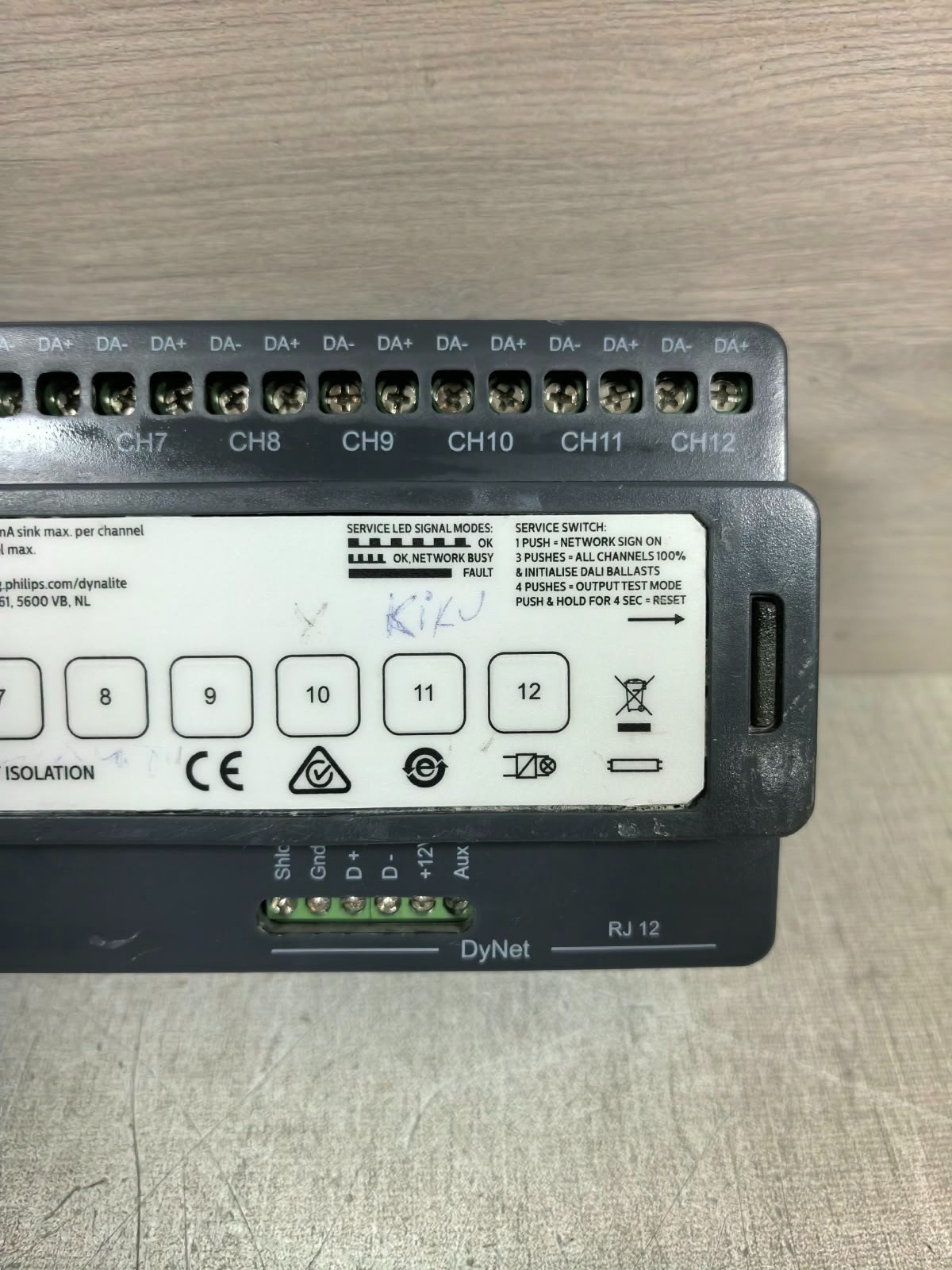 PHILIPS DYNALITE DDBC1200 PHILIPS DYNALITE DDBC1200 BALLAST CONTROLLER 100-240V 4