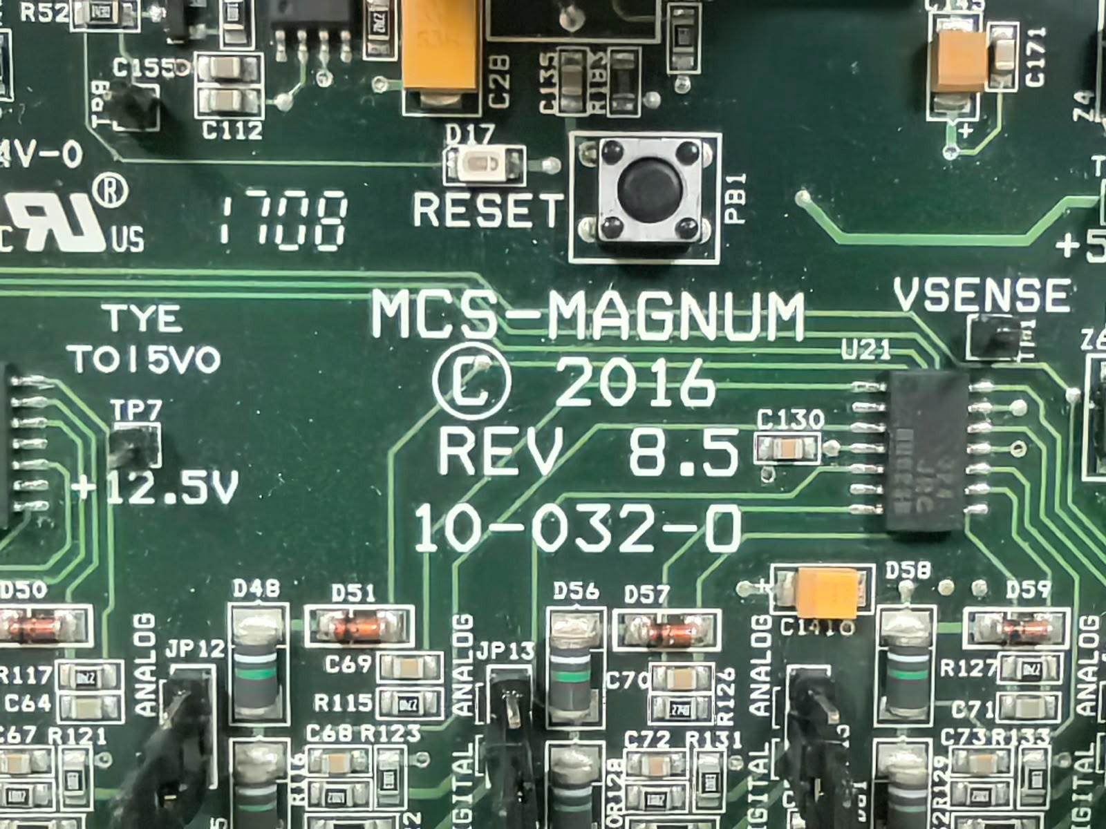 MICRO CONTROL SYSTEMS MCS-MAGNUM 10-032-0 REV:8.5 MICRO CONTROL SYSTEMS MCS-MAGNUM 10-032-0 REV:8.5 CONTROL BOARD 2