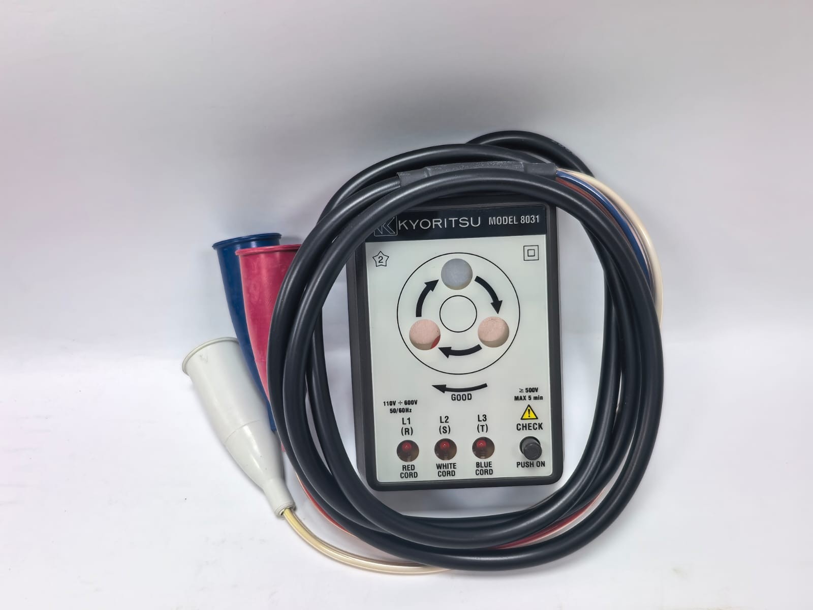 KYORITSU 8031 KYORITSU 8031 PHASE INDICATOR WITH OPEN PHASE CHECKER 3