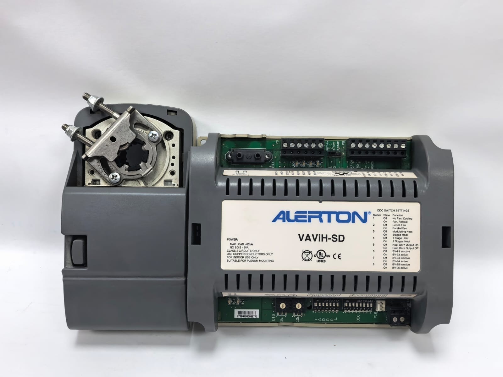 Alerton 50027209-001 REV.D ALERTON VAVIH-SD VAV CONTROLLER WITH ACTUATOR 50027209-001 REV.D 1