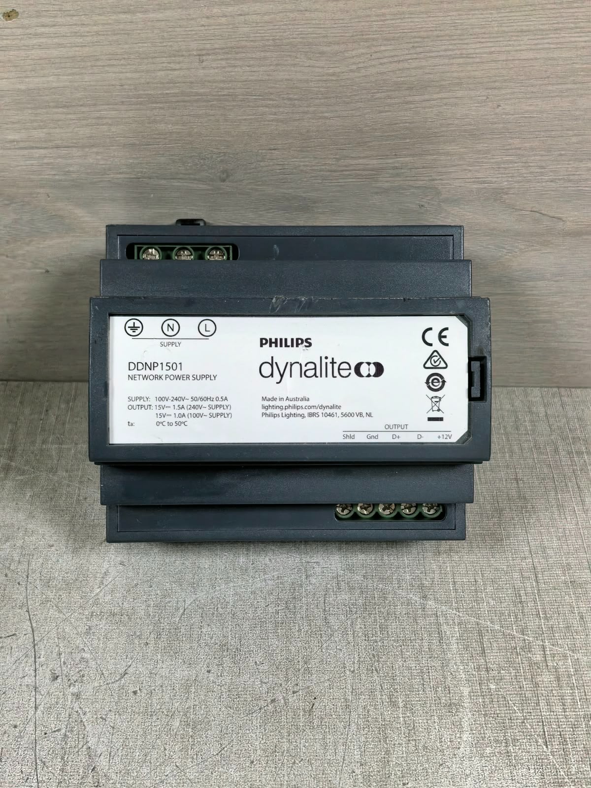 PHILIPS DYNALITE DDNP1501 PHILIPS DYNALITE DDNP1501 NETWORK POWER SUPPLY 100-240V 2