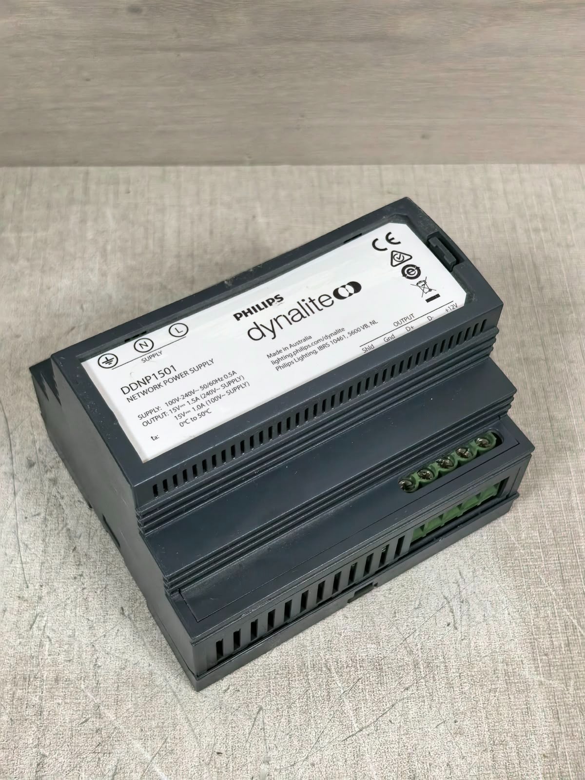 PHILIPS DYNALITE DDNP1501 PHILIPS DYNALITE DDNP1501 NETWORK POWER SUPPLY 100-240V 4